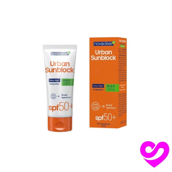 NOVACLEAR URBAN SUNBLOCK SENSITIVE SKIN SPF50+ 40ML