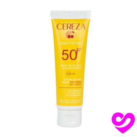 Cereza Creme Solaire Anti-Age Anti-Taches Spf 50 + 50 ML