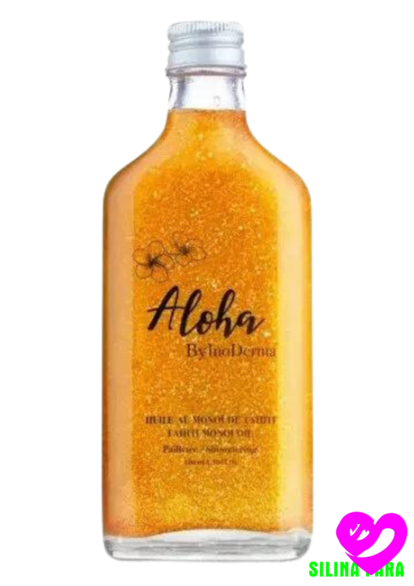 Aloha By Inoderma Huile De Monoi De Tahiti Pailletée Gold