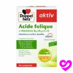 Aktiv Acide Folique + Vitamines B6+B12+C+E 30 Comprimes