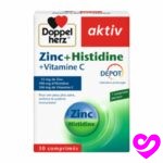 Aktiv Zinc + Histidine + Vitamine C 30 Comprimés