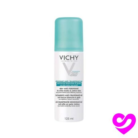 Vichy Deo Anti Transpirant Spray Anti Trace 48H, 125Ml