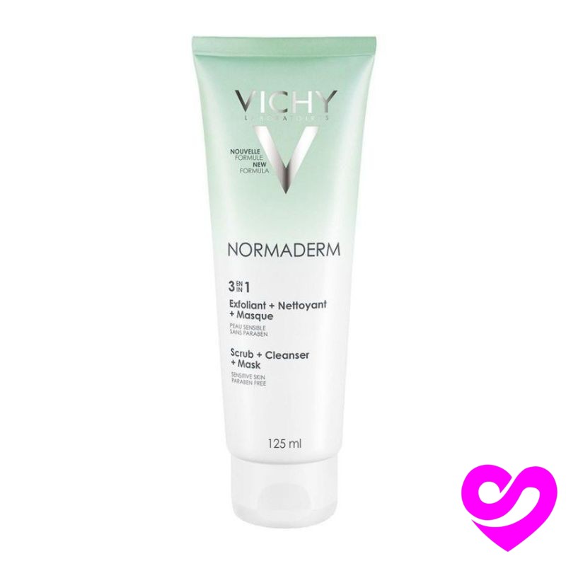 Vichy Normaderm 3 EN 1 Exfoliant + Nettoyant + Masque 125ML