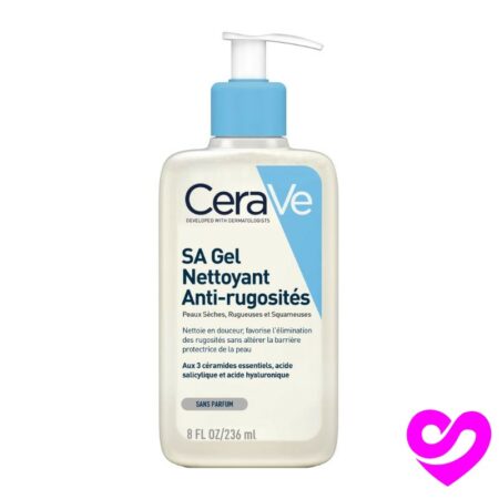 CeraVe SA Gel Nettoyant Anti-rugosités, 236 Ml