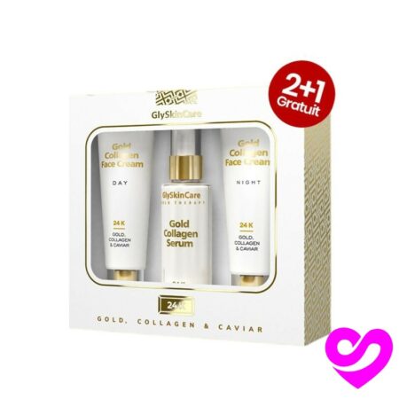 Glyskincare Coffret Gold 24K, Collagen & Caviar 2+1 Offert