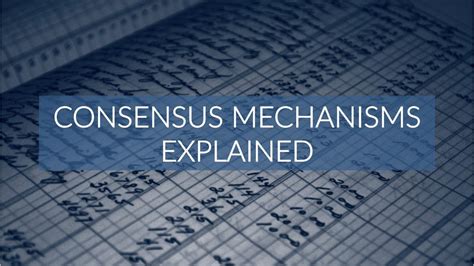 Consensus Mechanisms Explained: PoW