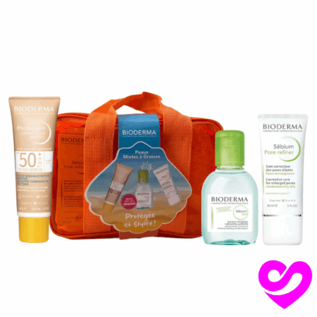 BIODERMA TROUSSE SEBIUM PORE REFINER 30ML+PHOTODERM COVER TOUCH MINERAL LIGHT 50SPF+ 40ML+SEBIUM H2O MICELLAIRE 100ML (OFFERT)