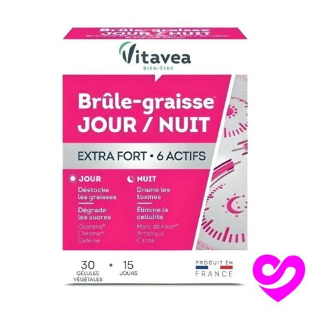 Vitavea Brûle-Graisse Jour Et Nuit, 30 Géllules