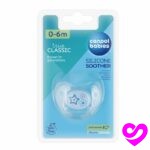 Canpol Sucette Orthodontique en Silicone 0-6 Mois Bleu