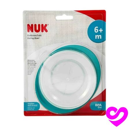 NUK Bol avec Couvercle +6 Mois