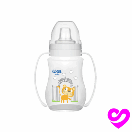 WEE BABY – TASSE ANTI-FUITE AVEC POIGNÉES & SYSTÈME ANTI-COLIQUE – 250 ML