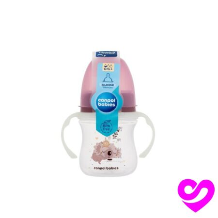 Canpol Biberon Anticolique Col Large Sleepy Koala Pink Ref 35/236,120ml