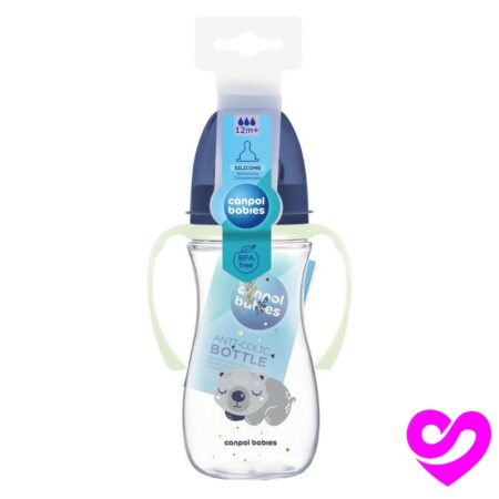 Canpol Biberon Col Large Anticolique Sleepy Koala Bleu Ref 35/238, 300ml