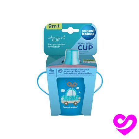 Tasse Anti-déversement Bec Polypropylène TOYS Bleu 250ml Ref 31/200