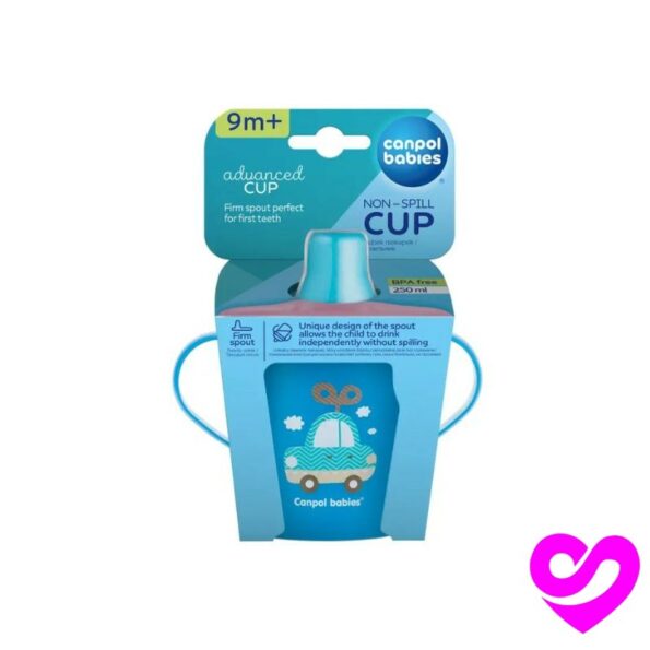 tasse-anti-deversement-bec-polypropylene-toys-bleu-250ml-ref-31-200