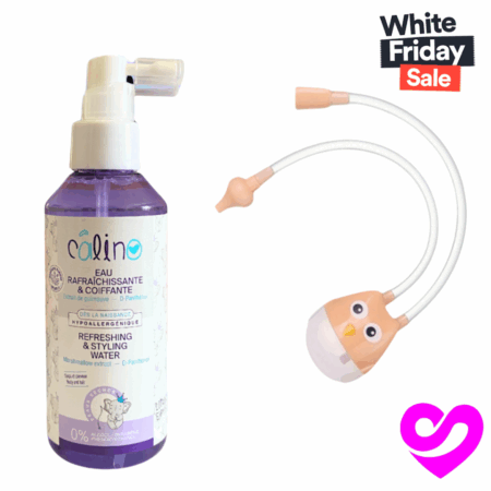 CALINO EAU RAFRAICHISSANTE ET COIFFANTE 150ML+ ASPIRATEU NASAL 0M+ (OFFERT)