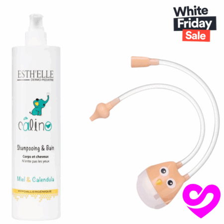 ESTHELLE CALINO SHAMPOOING CORPS & CHEVEUX 500ML+ASPIRATEUR NASAL (OFFERT)