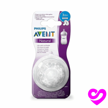 AVENT 2 TETINE NATURAL 3M+ SCF043/27