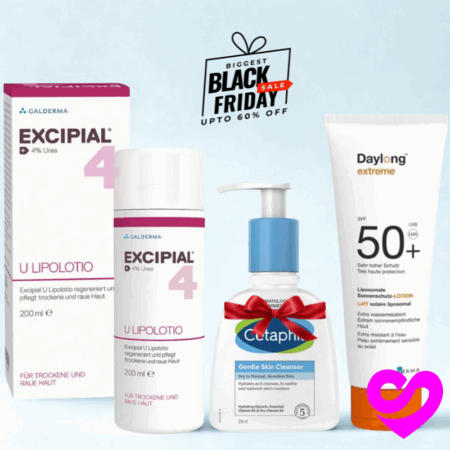 DAYLONG EXTREME LOTION SOLAIRE SPF50+ 100ML+EXCIPIAL U4 LIPOLOTION 200ML+LOTION NETTOYANTE 236ML (OFFERT)