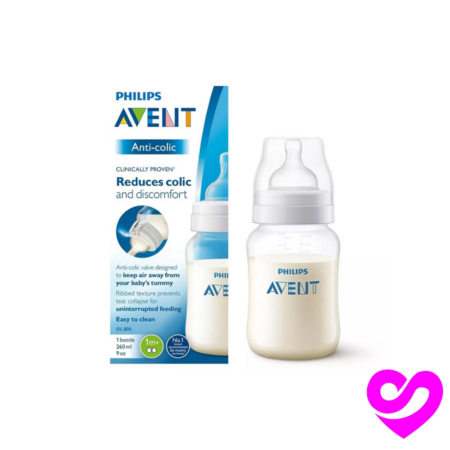 AVENT BIBERON ANTI COLIQUE 1M+ 260ML