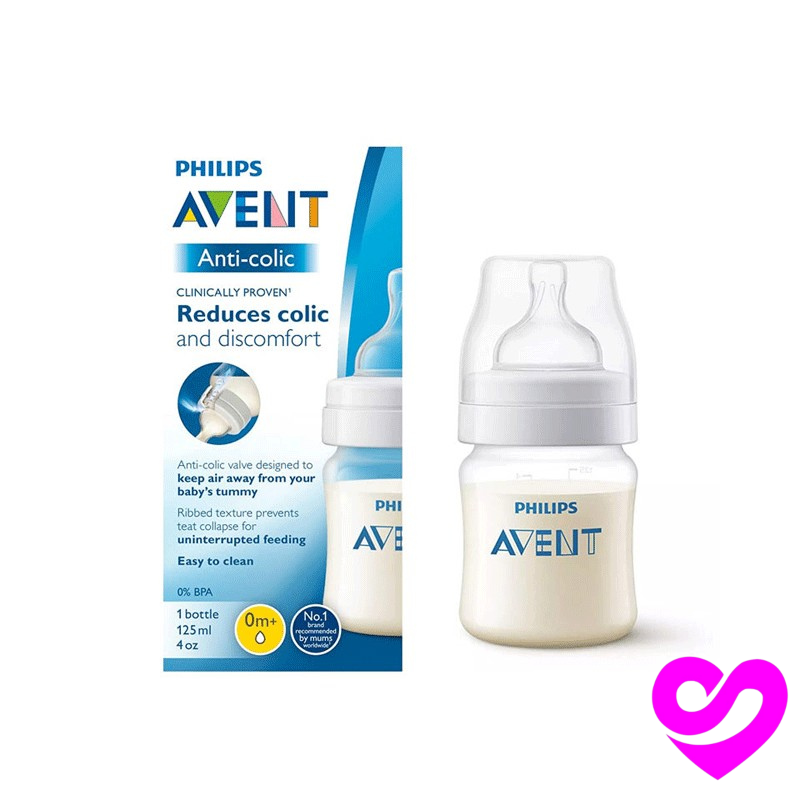 AVENT BIBERON ANTI COLIC 0M+125ML