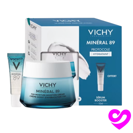 VICHY MINERAL 89 CREME RICHE BOOST HYDRATATION 72H 50 ML + SERUM 10ML OFFERT